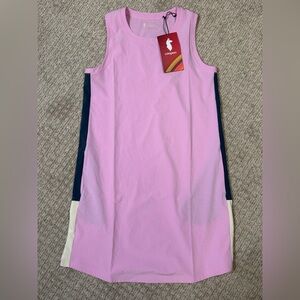 Cotopaxi Pink Dress with Navy and Cream Size Small
